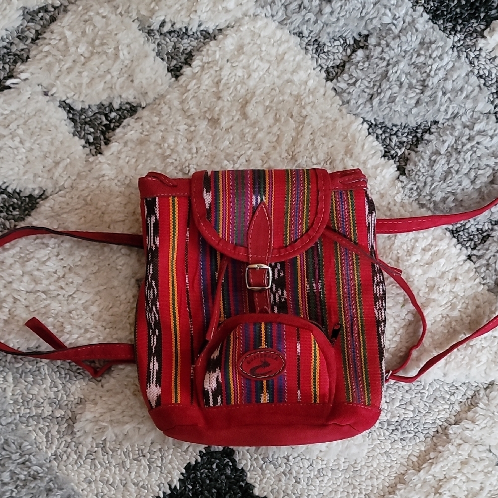 Colorful Striped Backpack - Picture 2 of 7